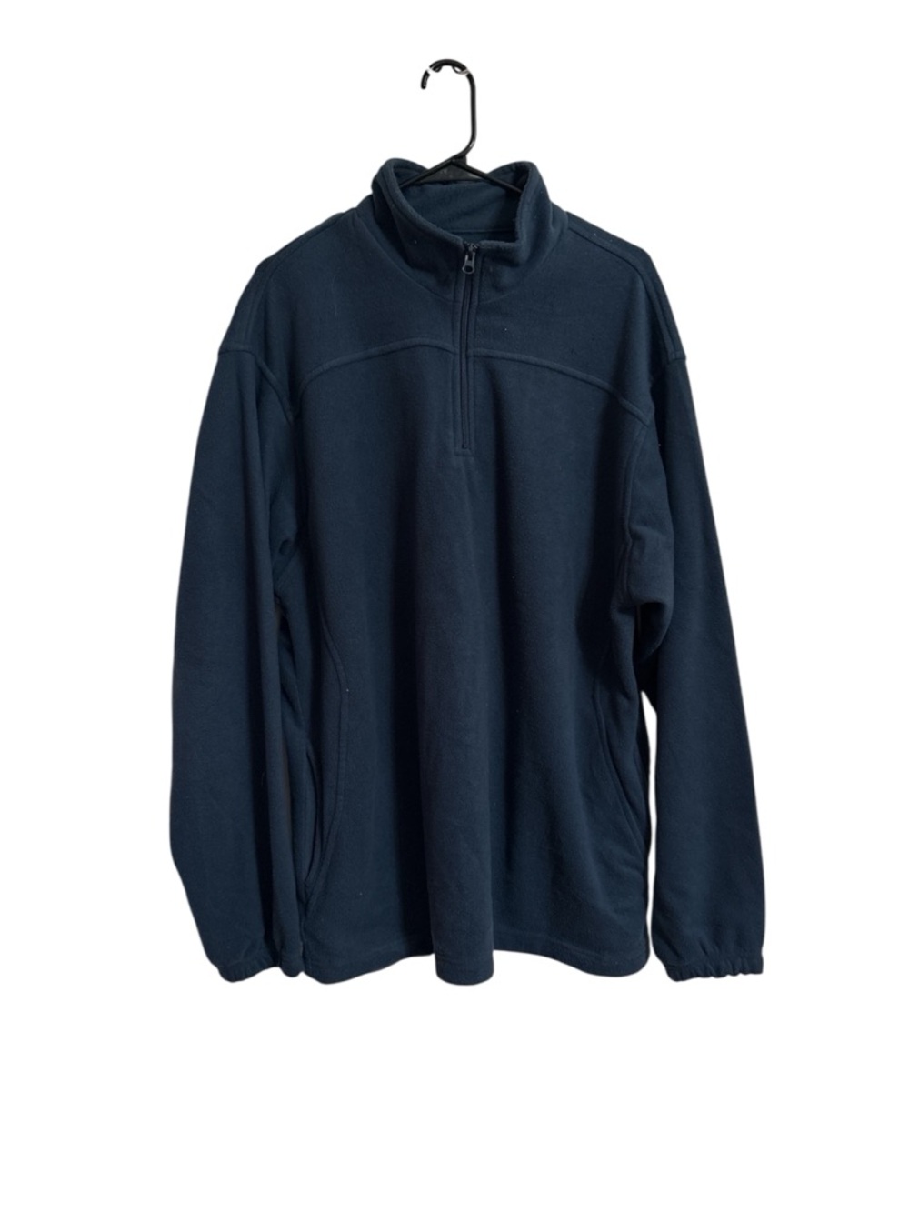 RIO BY MERRILL & FORBES Men's Quarter-Zip Fleece Pullover -Navy-NWOT-SIZE XL